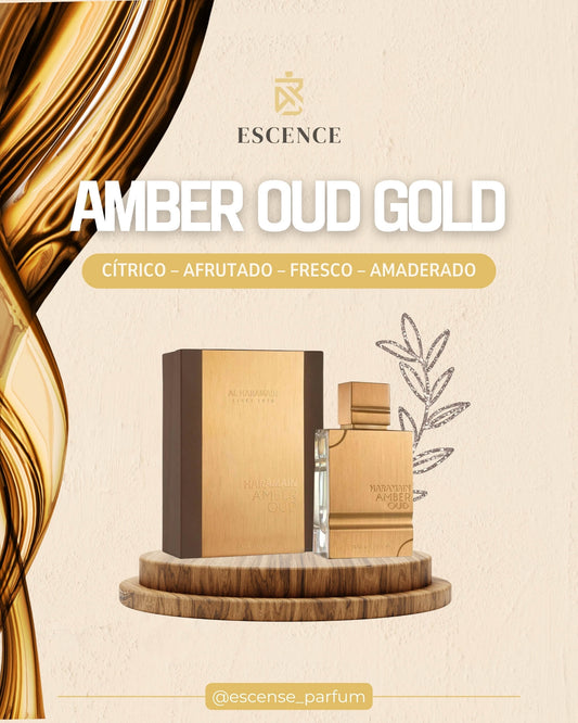 Perfume para hombre AMBER OUD GOLD con su caja original