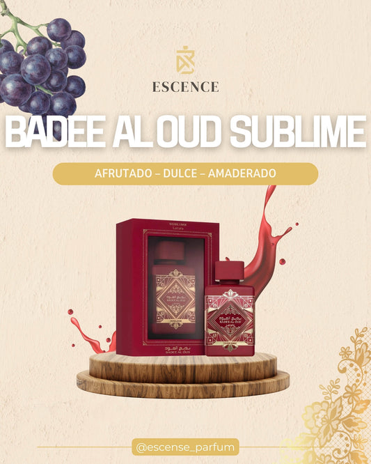 Perfume para hombre BADEE AL OUD SUBLIME con su caja original