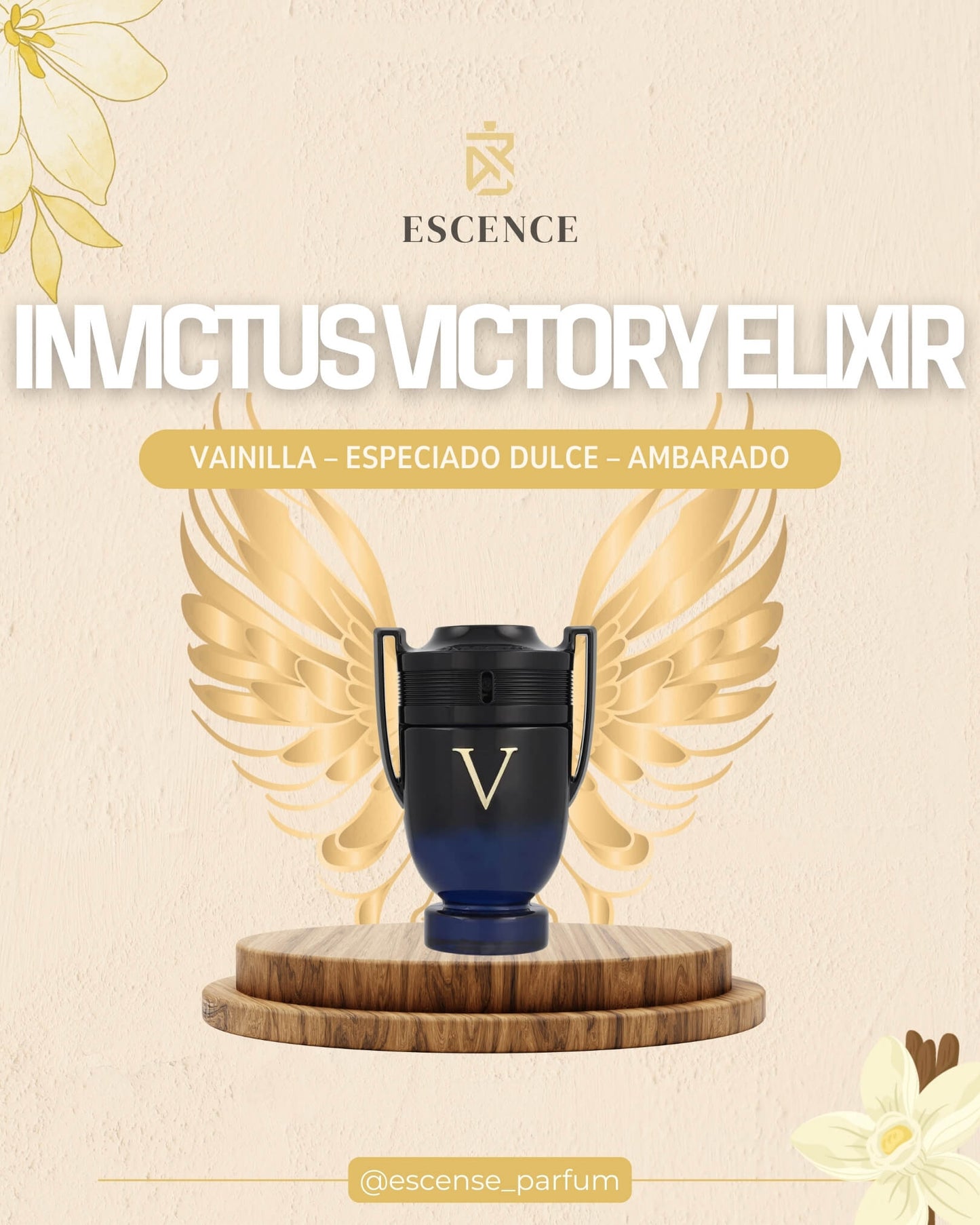 Perfume para hombre INVICTUS VICTORY ELIXIR con su caja original