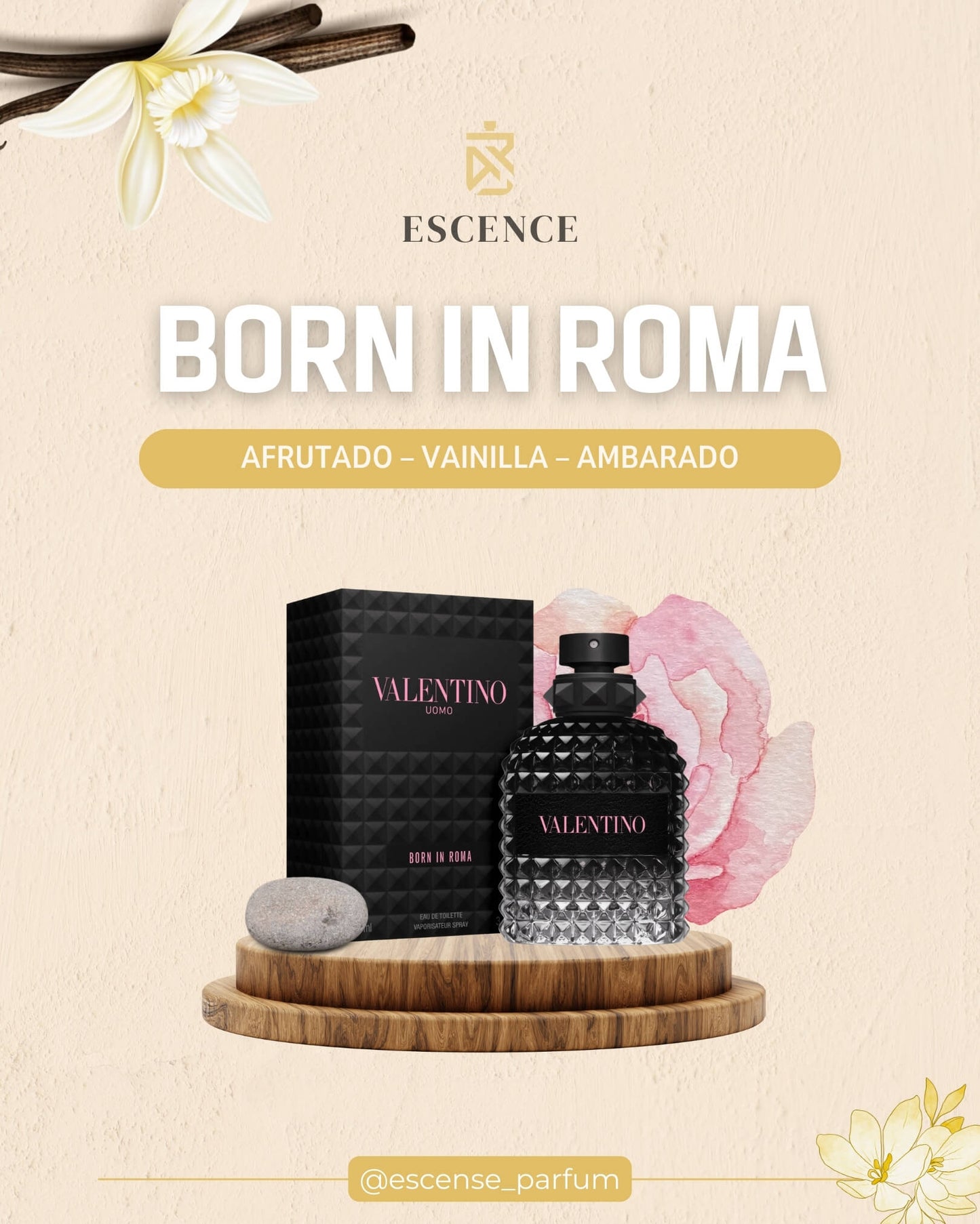 Perfume para hombre Valentino Born In Roma con su caja original